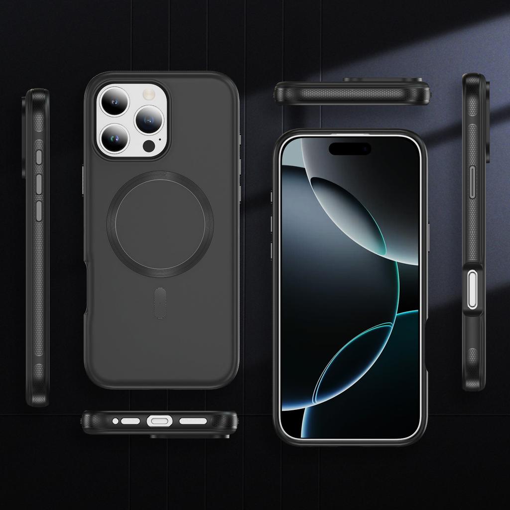 Shockproof CD Pattern Wireless Charging Magnetic Case For iPhone 16 Pro Max 15 14 13 12, Metal Buttons Hard Phone Covers Funda