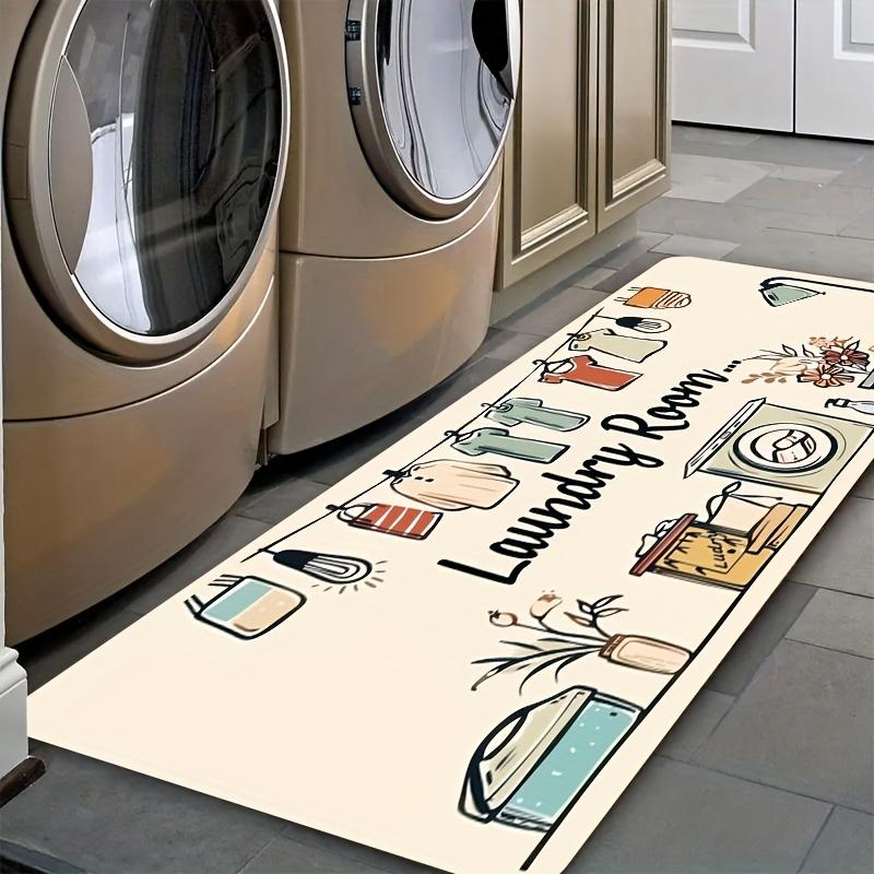 Cartoon Animation Soft Laundry Room Carpet Washing Machine Floor Mat Rug For Bedroom Living Room Carpet Doormat Home Dec