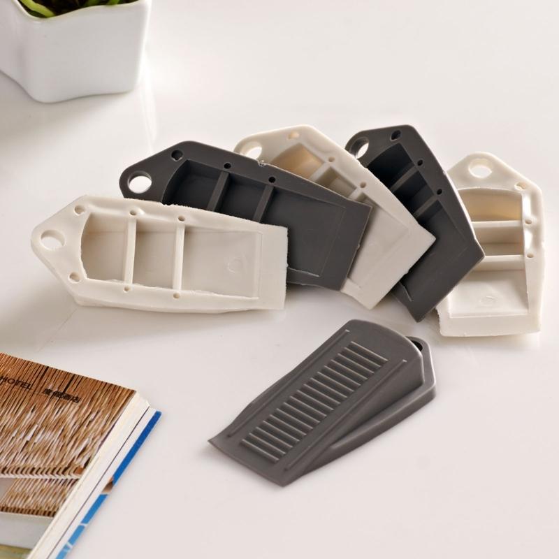 2Pcs Nonslip Door Stop PVC Door Wedge Anticollision Door Stoppers Door Rear Retainers Block Wedge Doorstops Enduring