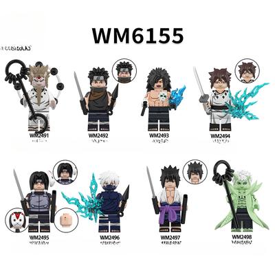 WM6155 Serie Anime Mattoncini Parti Blocchi Costruttivi Figure d'Azione Adulti Set Accessori Giocattoli Per Bambini