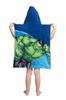 Poncho Dla Dzieci 50X115 Avengers 2626 Granatowe Ręcznik Z Kapturem