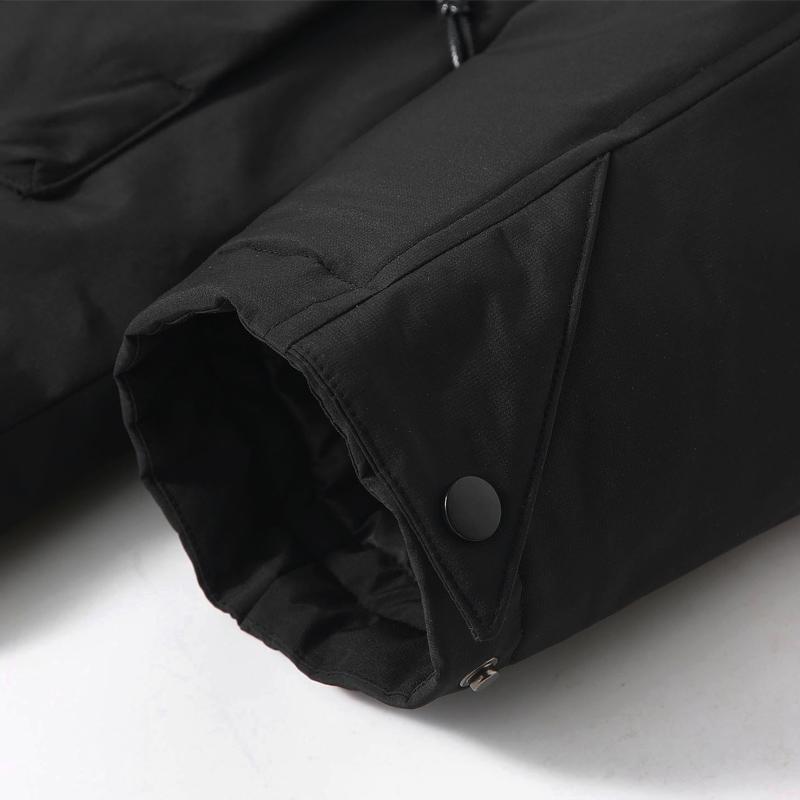 Übergröße 5XL-12XL Mode Winter Herrenmantel Kapuze Wasserdicht Lässig Locker Dick Warm Übergröße Oberbekleidung Herrenjacken