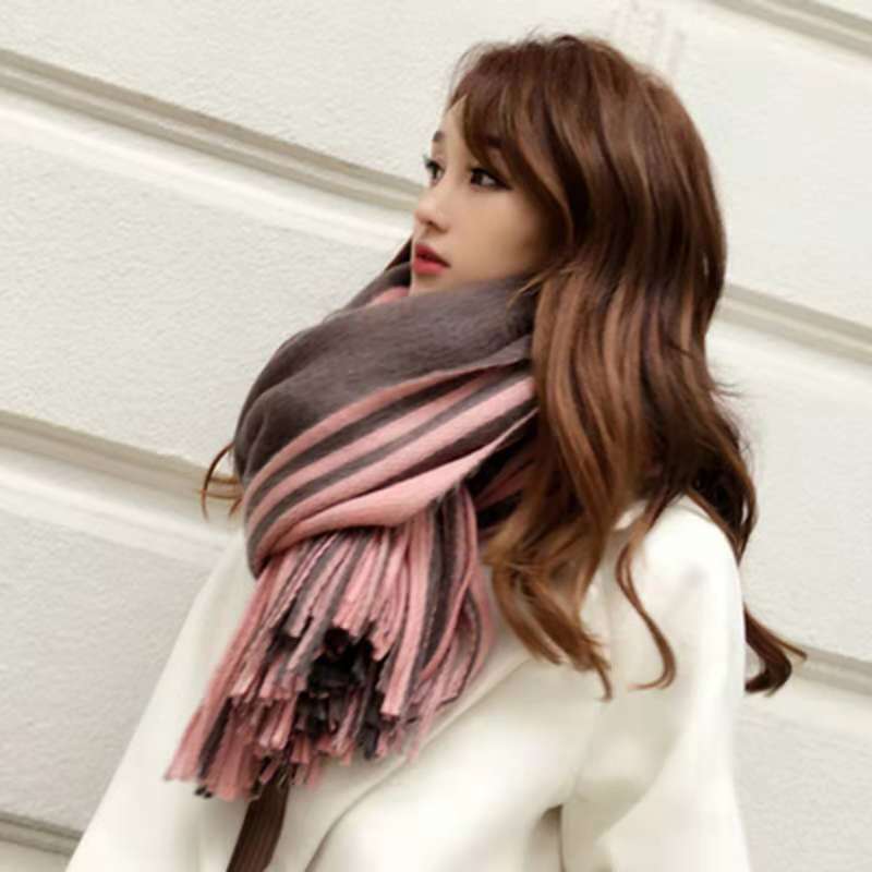 Scarf for Women Plaid Scarves Winter Warm Oversized Pashmina Tartan Scarves