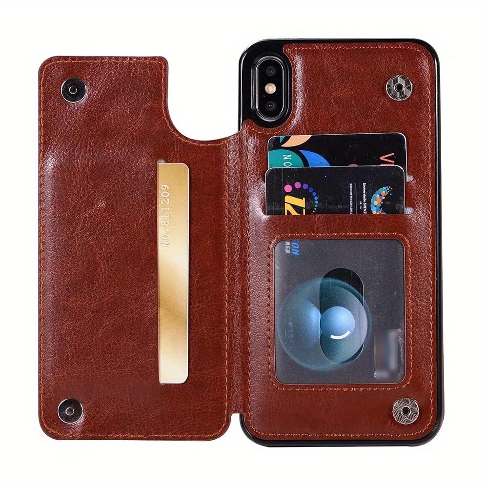 Leather Wallet Case For IPhone 14/13/12/11/Pro Max/Mini/XR/X/XS Max/8/7/6S/6 Plus/SE2/SE3/2022/2020 - Card Holder & Flip Back Cover