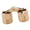 2Pcs Metal Furniture Hinge Cylindrical Cabinet Concealed Door Hinges Furniture Hardware for Wood Box Handicrafts