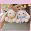 Adorable Plush Bunny Keychain Doll Cute Cotton Toy Couple Gift Soft Stuffed Animal