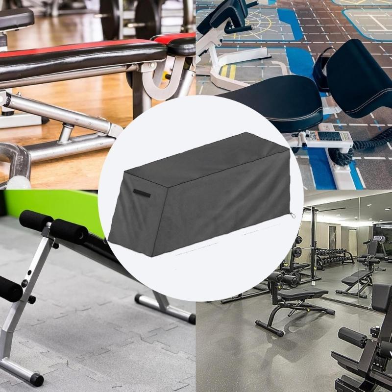 Oxford Cloth Exercise Benches Protector Waterproof Weight Benches Cover Tear Resistant Outdoor Fitness Equipment Cover