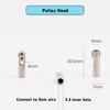 Electrician Tools Wire Puller Connector Head Connect To 3mm Wire Wire Cable Elastic Threader