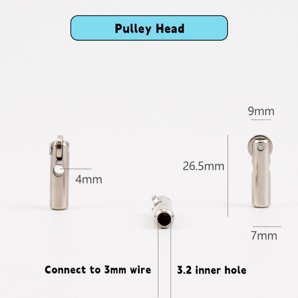 Electrician Tools Wire Puller Connector Head Connect To 3mm Wire Wire Cable Elastic Threader