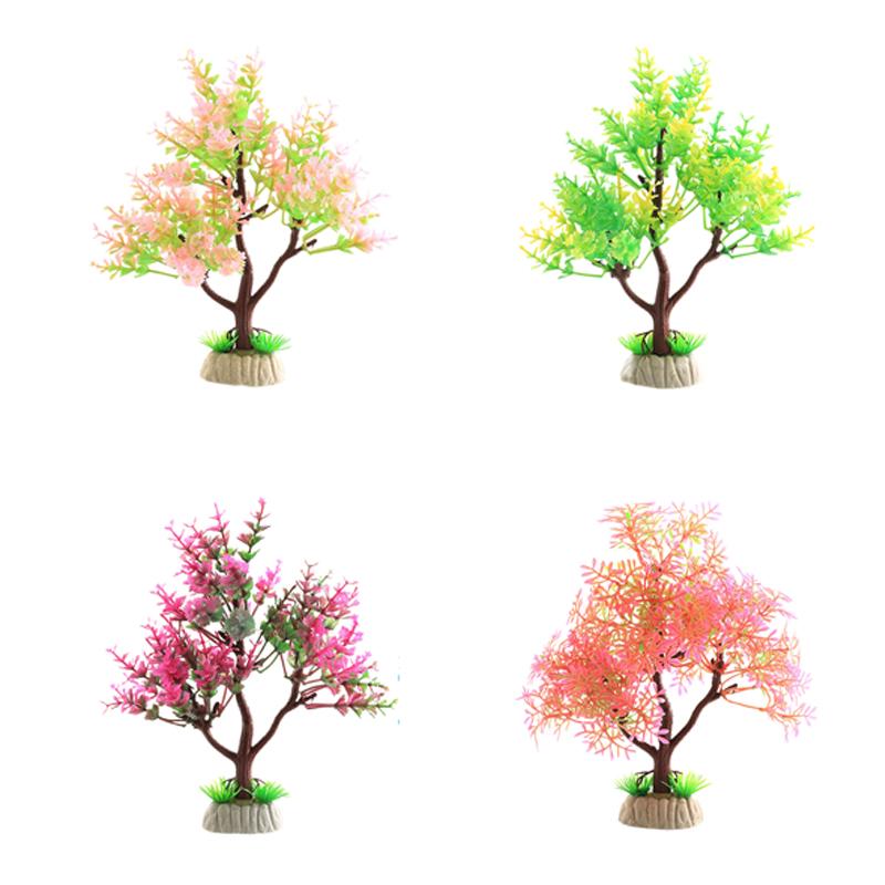 Simulated Fish Tank Landscape Decorations Diy Artificial Aquarium Decor Plants Aquatic Plant Grass Decoration Accessories