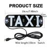 USB Taxi Top Light Roof Taxi Sign Waterproof Taxi Dome Light with Suction Cup