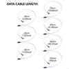 Type C to USB-C Slim 90 Angled Adapter Cable Power Bank Flexible Cable FPC PD Charging Data Cable Type-C Bend Flat Silicone Wire