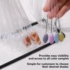 Stylish Nail Art Display Rack for Nail Color Samples and Swatches Showcase, Fan-Shaped Color Chart Stand