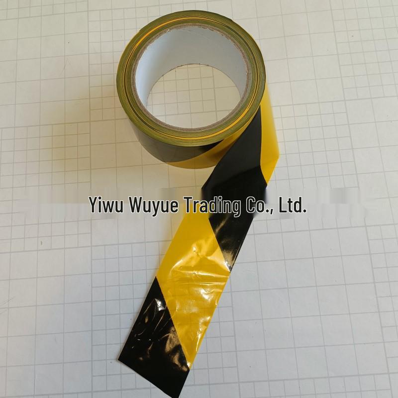 Caution Halloween Decorative Warning Tape - No Glue, Disposable Barrier