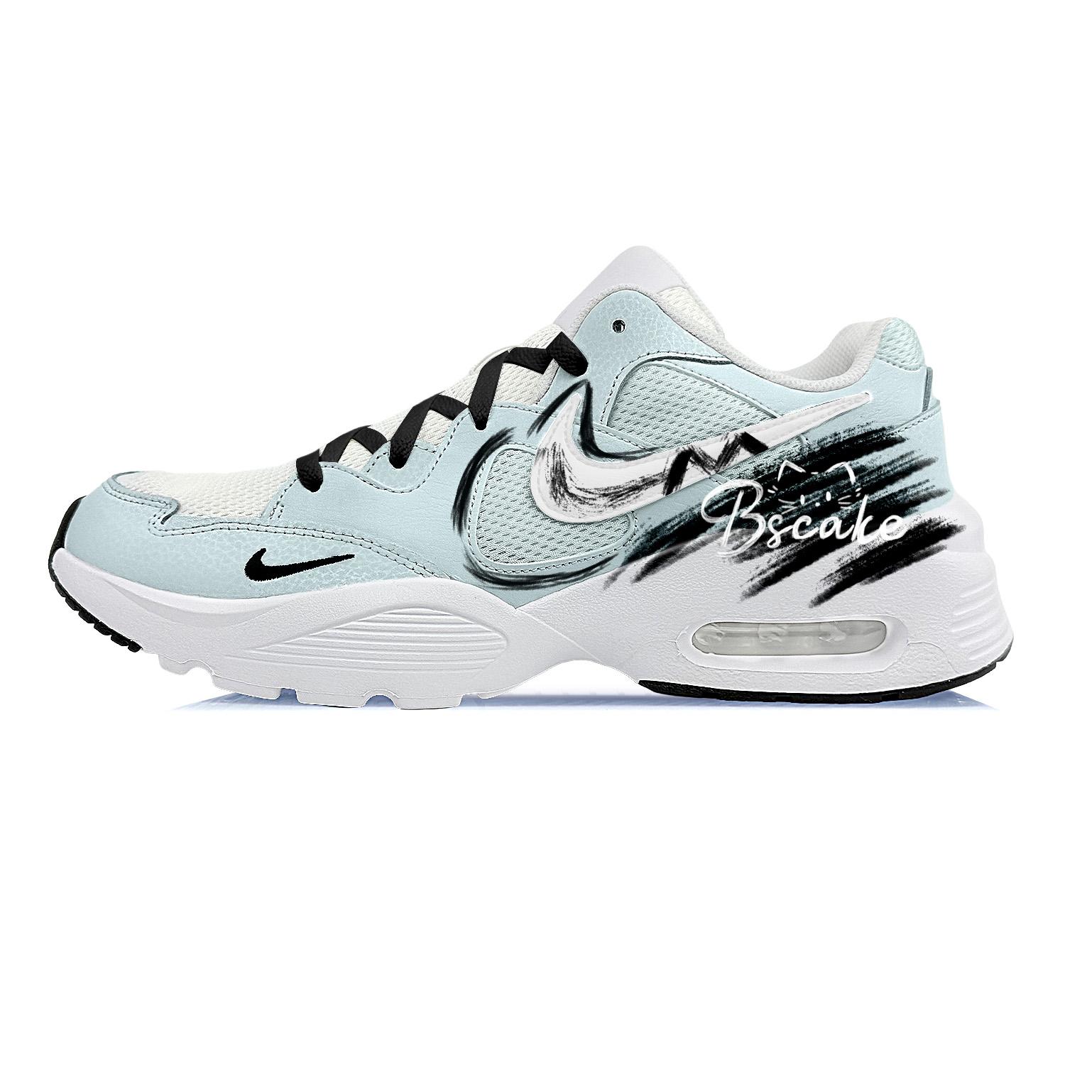 

Nike Air Max Fusion Low top Running Shoes Men s White/Blue CJ1670-102(Team1835-) 42