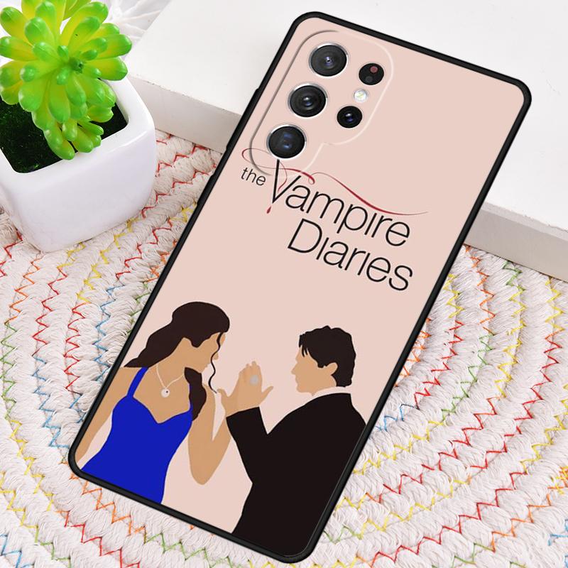 Damon Elena The Vampire Diaries Phone Case for Samsung Galaxy note 10 pro S26 Ultra S23 S24 FE S25 S21 S22 PLUS shockproof Cove