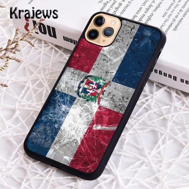 Krajews Dominican Republic Coat Of Arms Phone Case For IPhone 18 17 Air 16 15 14 plus 11 12 13 pro max coque Shell Fundas