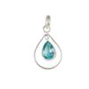 Sky Blue Topaz Gemstone 925 Sterling Silver Pendant 1.60" Handmade Jewelry Gift PP-3-5