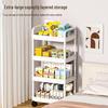 Multi-Layer Floor-Standing Storage Rack for Bedroom, Bathroom, Kitchen, or Living Room