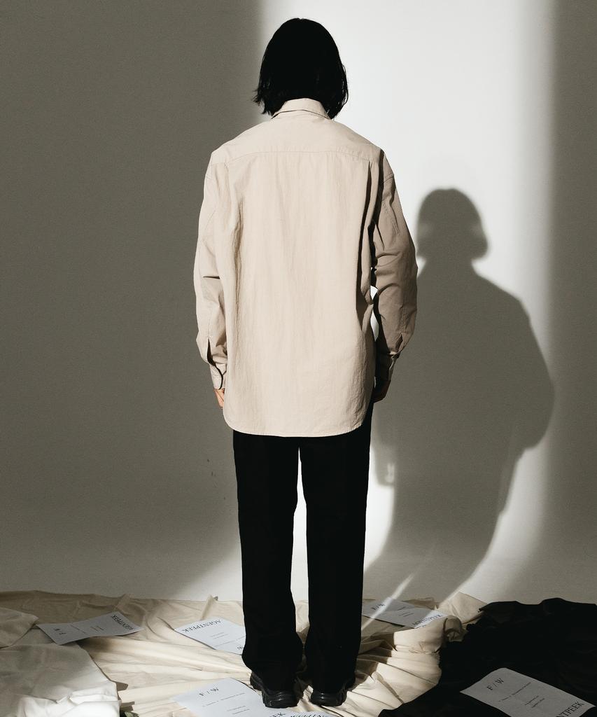 AGENT PEEK Agp Wide Shirt Beige