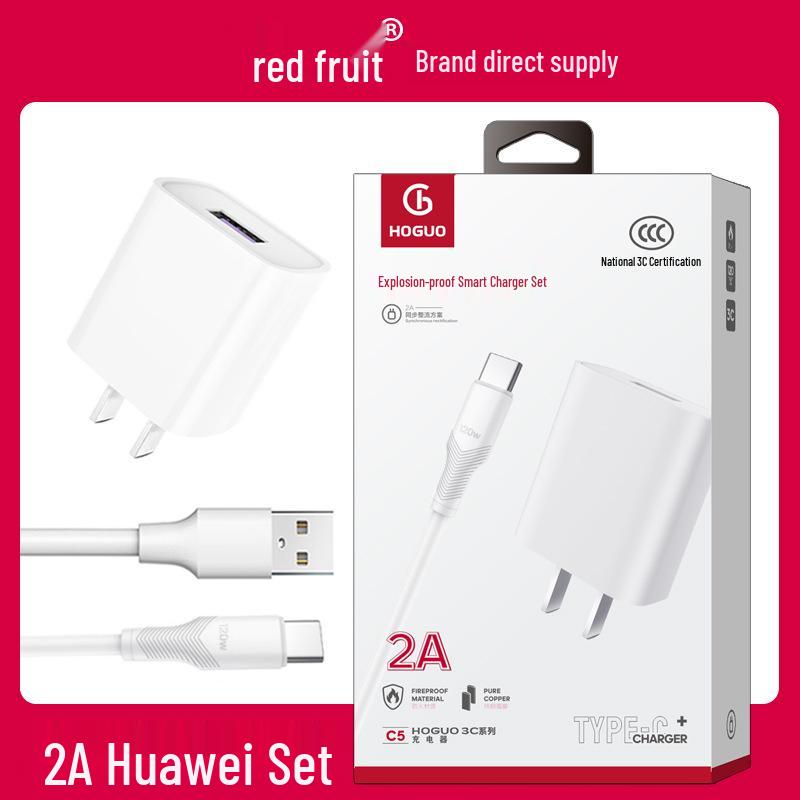Red Fruit 3C Certified Fast Charging Set G02 for iPhone, Android & Type-C