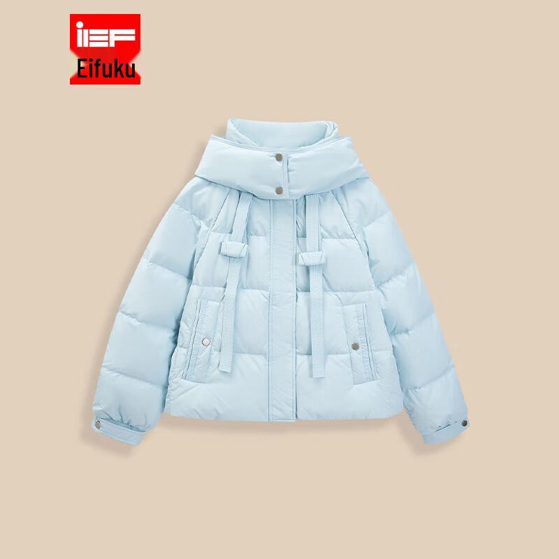 

IEF Women s Short Hooded Down Jacket One Size