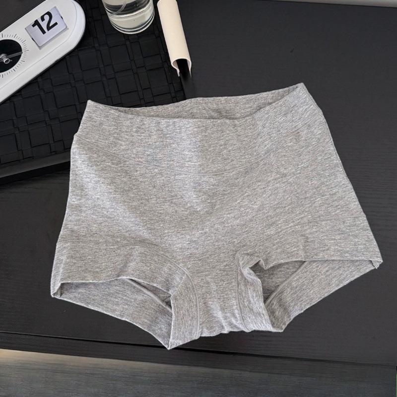 Women's Summer Simple Cotton Wrapped Buttock Comfort Skin Friendly Traceless Anti Slip Boxer Briefs