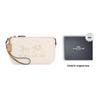 Coach Nolita 19 Classic Horse And Carriage Print Strapless Refined Pebble Leather Wristlet Handbag Small Women Handbag Off-white C4653-IMSQQ
