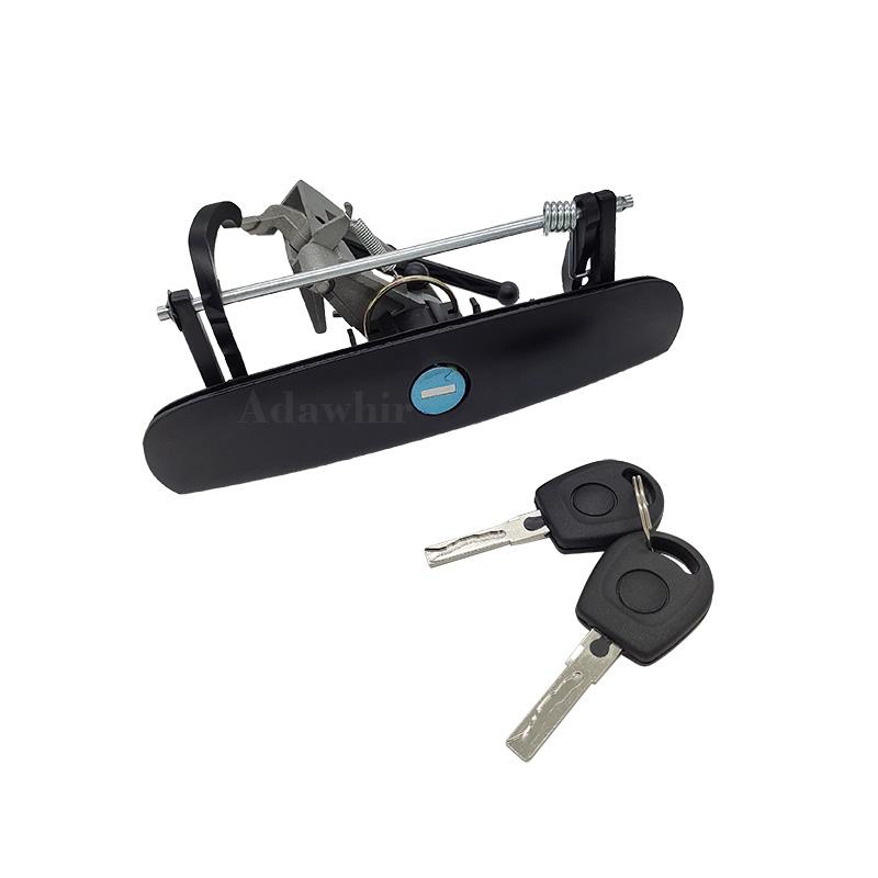 Door Handle with Lock Tail + 2 Keys for 2002-2006 VW Volkswagen Polo 6Q6827565A
