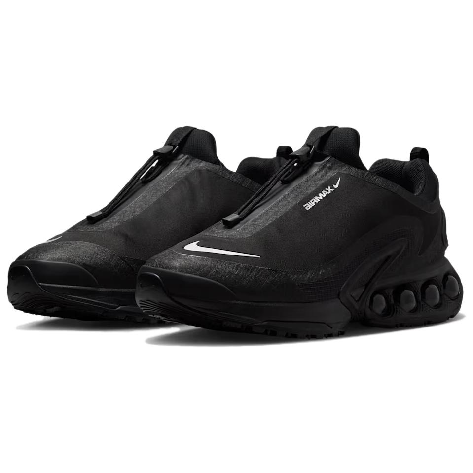Nike Air Max Dn Textile, Synthetic Leather Casual Running Shoes Unisex Black HQ8605-001