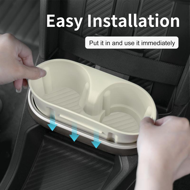 Car Water Cup Holder For Mini Cooper F65 F66 F67 2025 Fuel Version Center Console Silicone Organizer Insert Storage Box