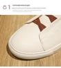 Herbstliche Freizeit-Lederschuhe für Herren von großer Marke - Vielseitig, Modisch, Trendige weiße Sneaker