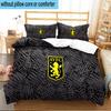 Aston Villa Crest Design 3PCS Print Bedding Set, Includes A Duvet Cover and Two Pillowcases for Bedroom, Dormitory, Suitable for All Seasons