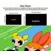 Cute Powerpuff Girls Cartoon Style Square Area Rug, Non-Slip Floor Mat for Living Room, Perfect Gift for Fans.chl