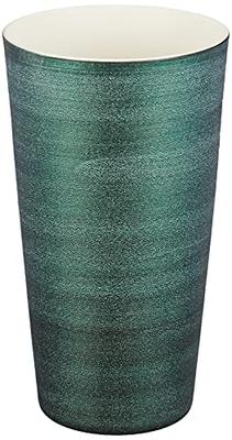Toyo Ceramic Arita Ware Densaku Kiln Tumbler, Large, Approx. 500ml, "Date Masamune" Armor Design, Green, Made In Japan