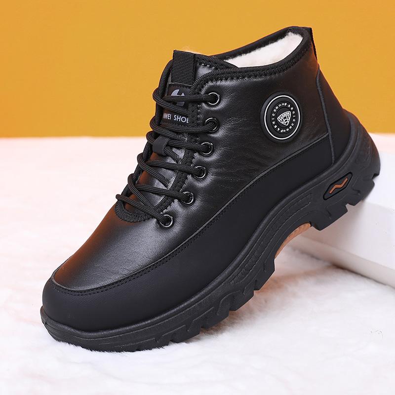 Winter New Men's Thickened Warm Cotton Shoes for Casual Travel Anti-slip and Durable with Free Shipping Men's Shoes