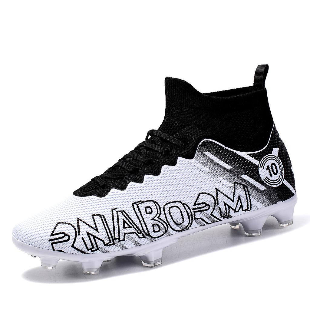 Übergröße neue Fußballschuhe Herren- und Damen-Außenhandel High-Top-Sneaker lange gebrochene Stollen Jugend-Trainings-Sneaker