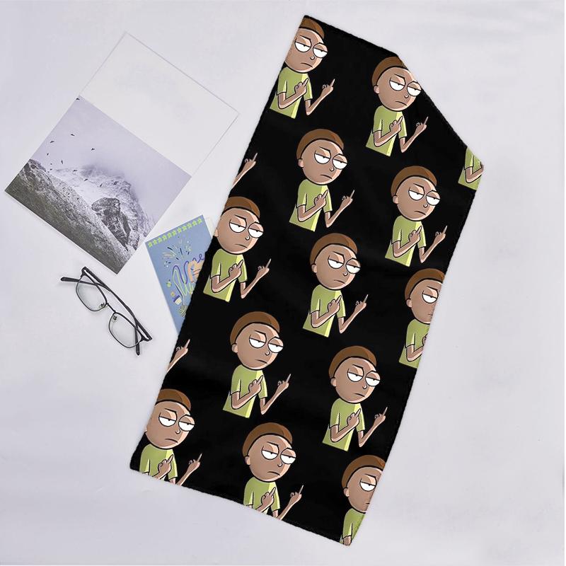 Rick Morty Fashion Beach Towel: Ideal for Summer Adventures Soft, absorbent and quick drying suitable for swimming and bathing