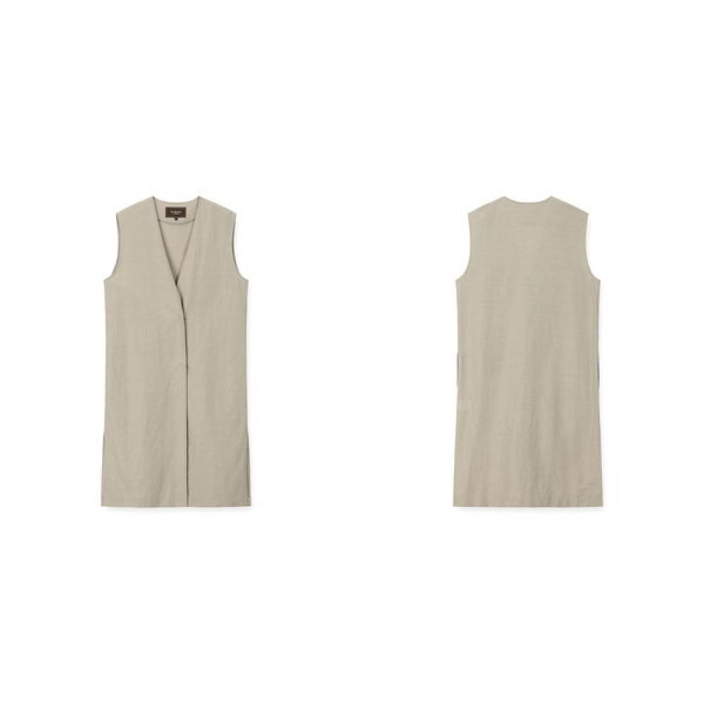 Furina Long Vest Draped V Neck