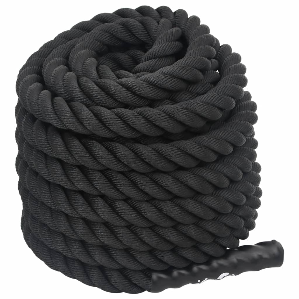 Vidaxl Lina Treningowa, Czarna, 15 M, 11 Kg, Poliester