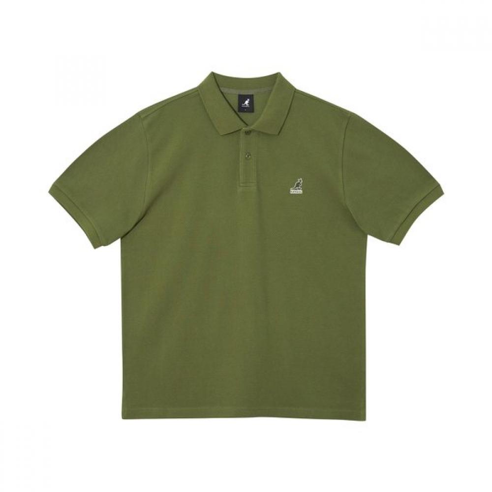 Kangol Essential Pique Shirt Olive 1727 SS
