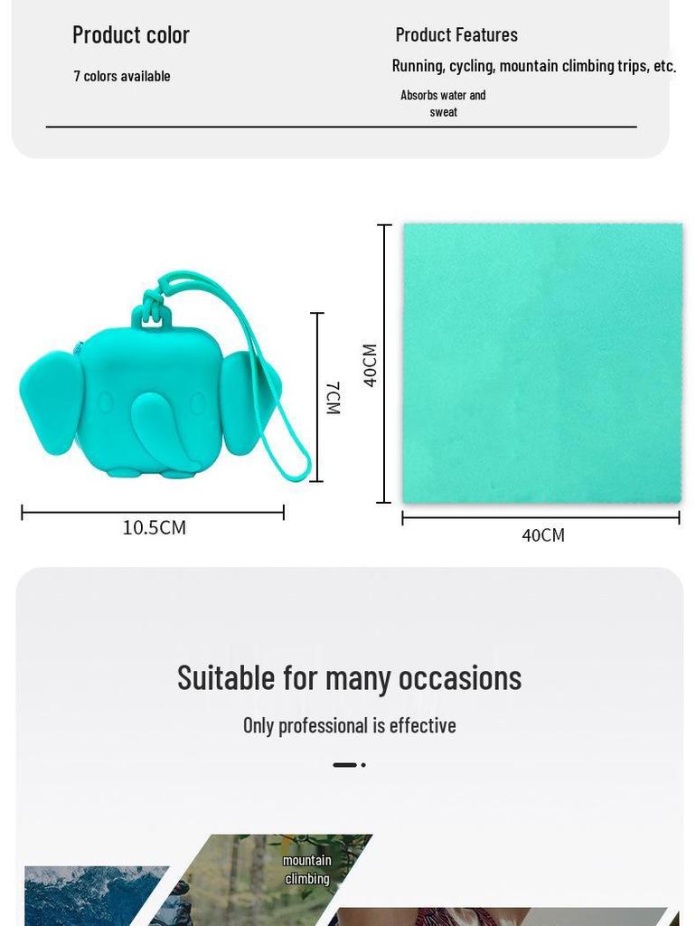 Quick-Dry Silicone Wristband Towel: Portable, Absorbent, and Ideal for Sports, Travel, or Outdoor Use.