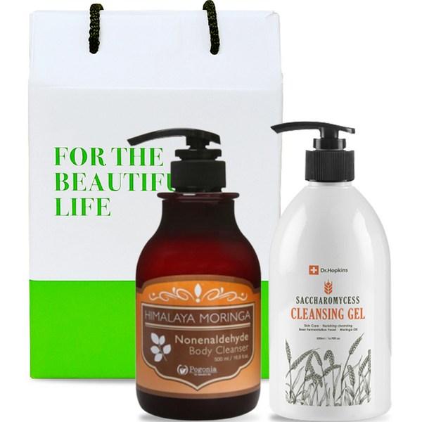 

Pogonia Neungaldehyde Body Cleanser 500ml + Dr. Hopkins Sakaro Miss Cleansing Gel 500ml Set, 1 set, Korean popular cosmetics set