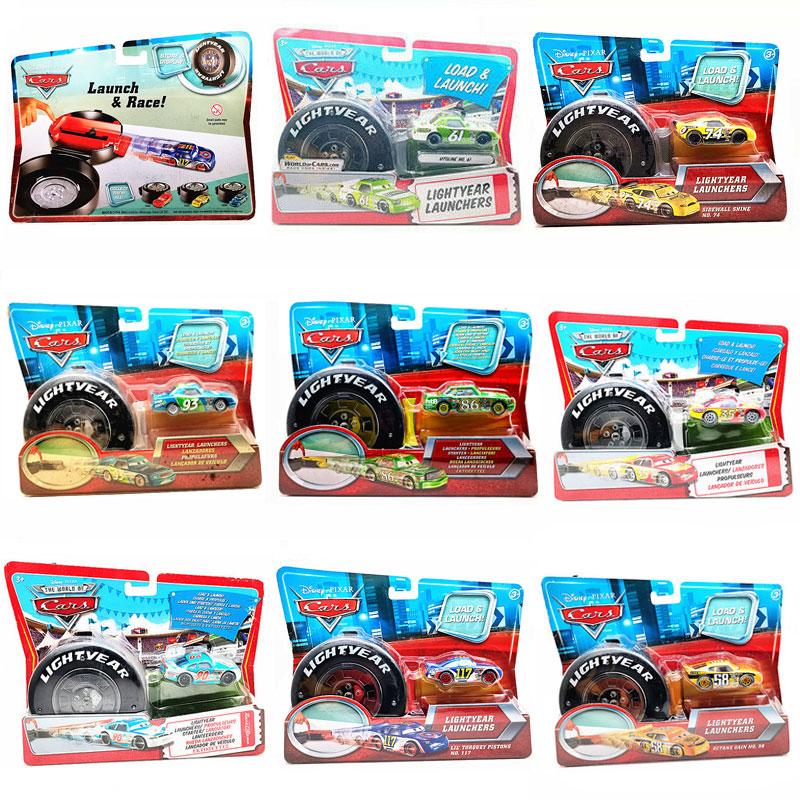 Pixar Cars Nr. 86 Nr. 74 Nr. 58 Nr. 61 Nr. 35 Nr. 90 Nr. 74 Metall-Druckguss-Modellauto Auswurf-Rennserie Set Kinderspielzeug