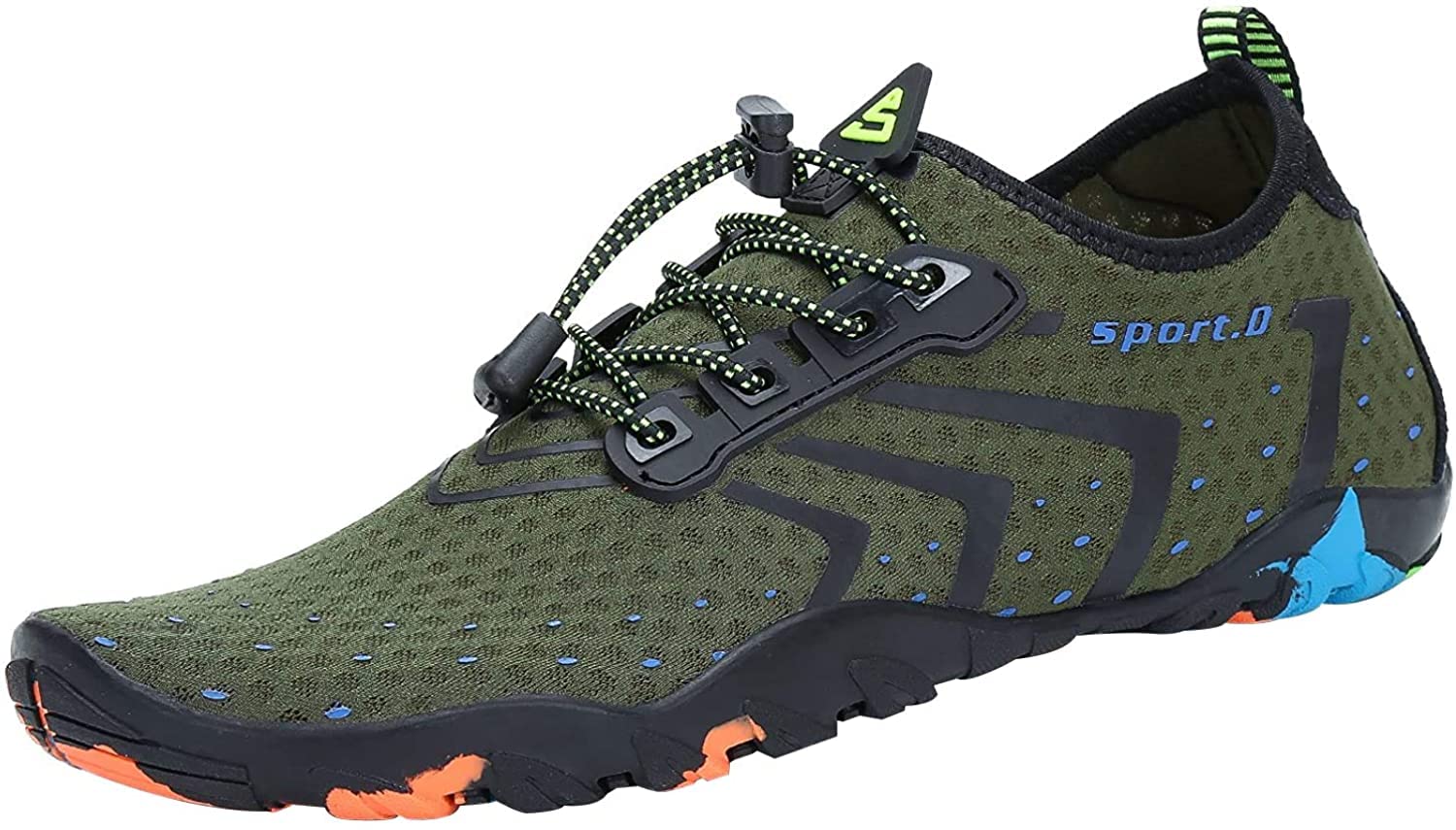 

Putu Marine Water Snorkeling Aqua Beach Size Shoes, Shoes, Shoes, Shoes, Sandals, Lightweight, Breathable, Amphibious, Unisex, Green, 28.5cm зелёный