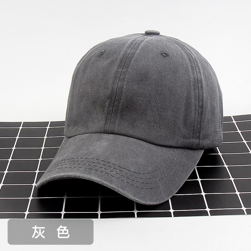 Pure cotton versatile old washed baseball hat cowboy cap street hipster autumn and winter hat female printing