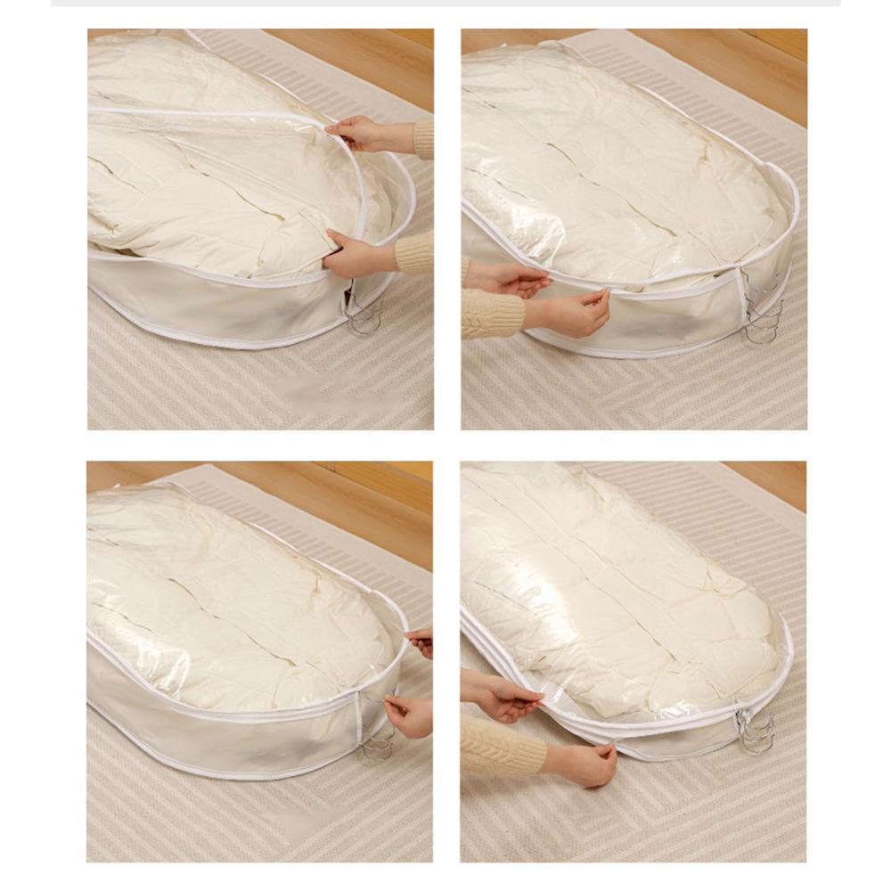 Wardrobe Organizer Bags Down Jacket Air Compression Hanging Bag with Zipper Clothes Dust Cover Bag Save Space Cloth Storage Bag