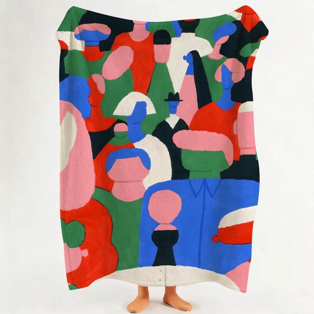 Illustrator A Anastacia Sholik Throw Flannel Throw Blanket Suitable for Sofa Living Room Bedroom