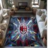 AC Milan Printed Flannel Area Rug Non Slip Soft Polyester Floor Carpet Indoor Decor Mat for Bedroom Living Room Sofa Game Room Home Decoration