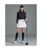 BEANPOLE GOLF [B_Under] Women'S Texture Mix Collar Long Sleeve T-Shirt Black